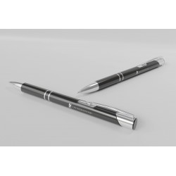 Penna i aluminium svart